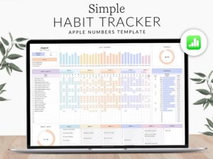 Digital Habit & Goal Tracker for iPad & Mac | Daily, Weekly, Monthly Planning — 💍 🥂 seamless organization hack