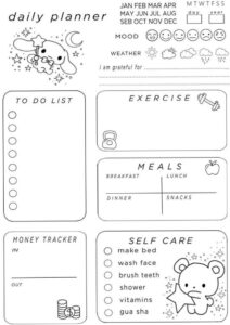 Digital Planner Template for Creative Productivity — ☁️ 🕯️ romanticize your routine