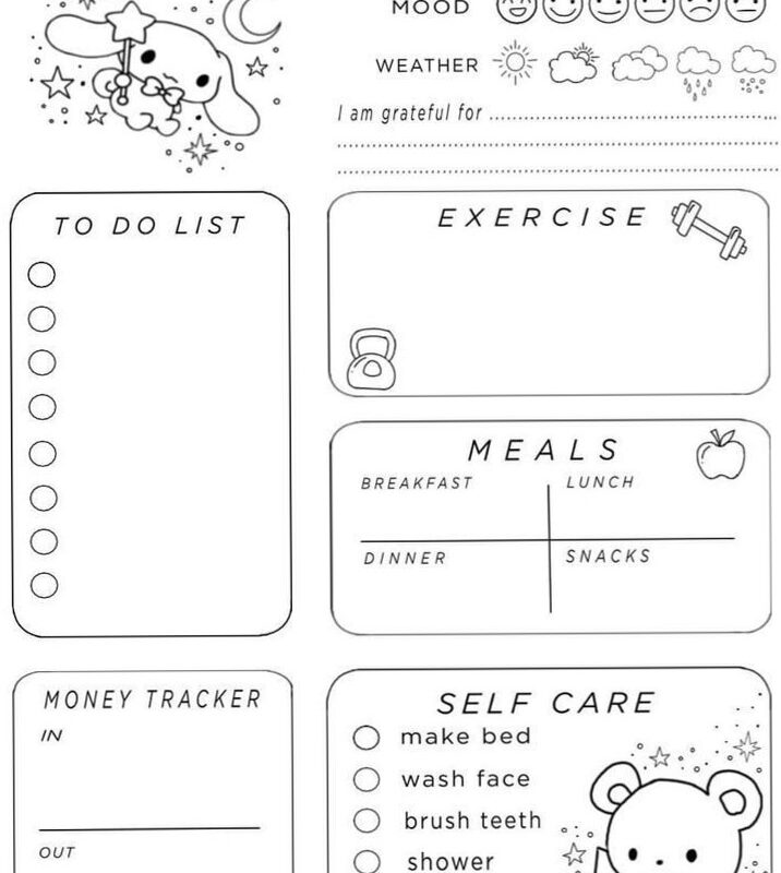 Digital Planner Template for Creative Productivity — ☁️ 🕯️ romanticize your routine