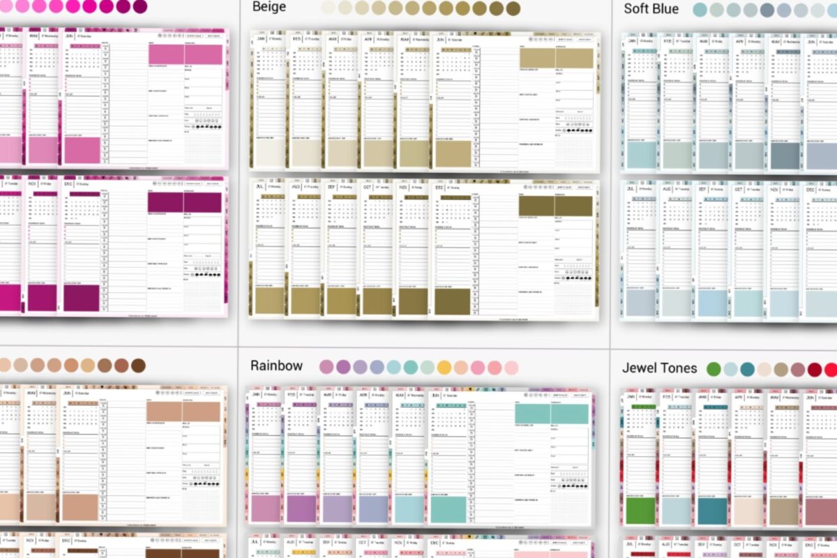 Digital Student Planner Template for Creative Organization — 📌 📝 stay inspired all year long
