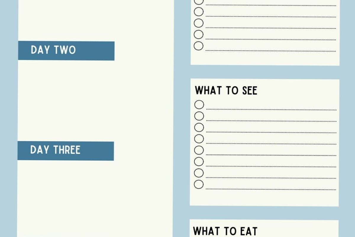 🎨 💎 Digital Travel Itinerary Planner — Instant Download | ultimate printable checklist