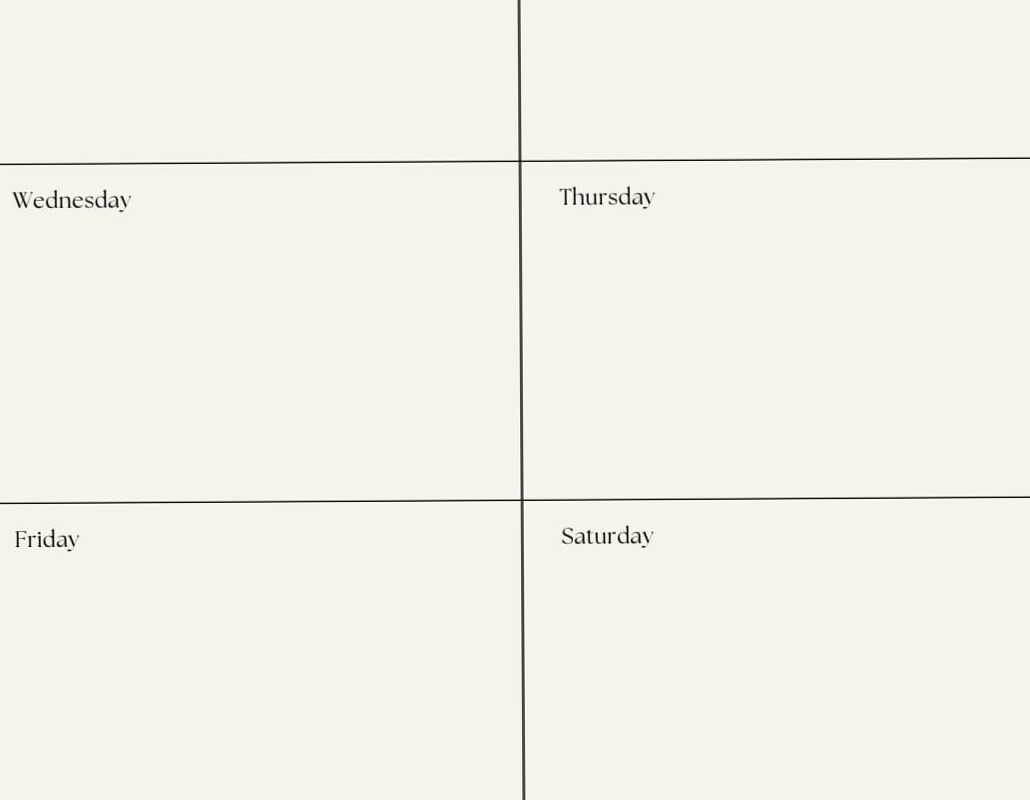 ✨ 🎀 Digital Weekly Planner for Creative Productivity | romanticize your routine