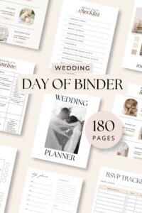 📅 🖇️ DIY Wedding Planner Binder Checklist & Timeline | ultimate printable checklist
