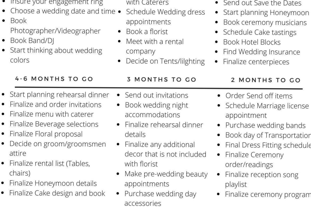 🎨 🎨 DIY Wedding Planning: Checklist & Timeline | ultimate printable checklist