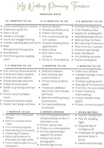 🎨 🎨 DIY Wedding Planning: Checklist & Timeline | ultimate printable checklist