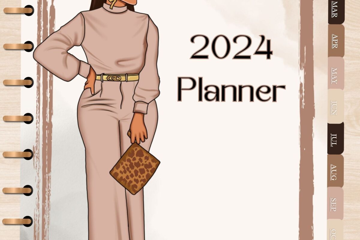 🌸 🍰 2024 Undated Digital Planner | Creative Design Asset | dream life manifestation
