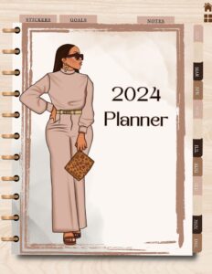 🌸 🍰 2024 Undated Digital Planner | Creative Design Asset | dream life manifestation