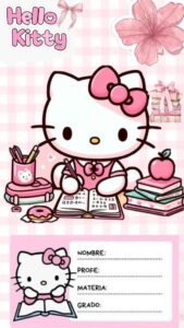 🤍 ☁️ dream life manifestation: Adorable Hello Kitty Digital Planner Assets