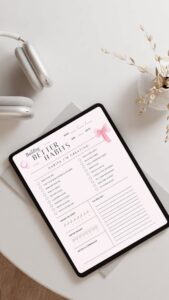 📁 📅 dream life manifestation: Coquette Girly Pink Digital Planner for Creative Souls