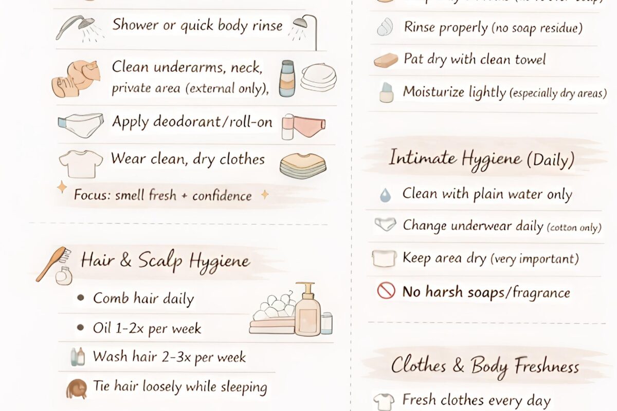 🪄 🎨 dream life manifestation: Daily Hygiene Habits for a Fresh, Focused Day