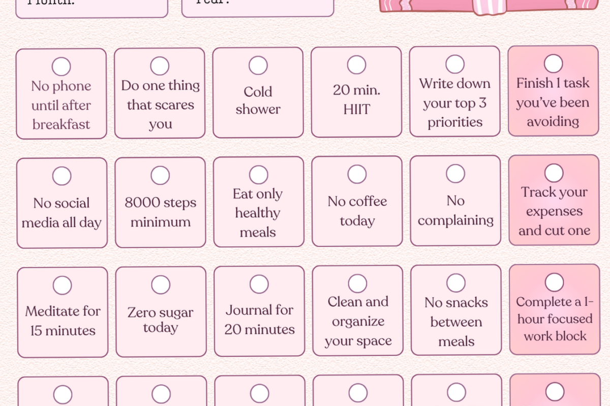 🎨 🪄 dream life manifestation: Discipline Challenge | Build Better Habits, Productivity, and Focus