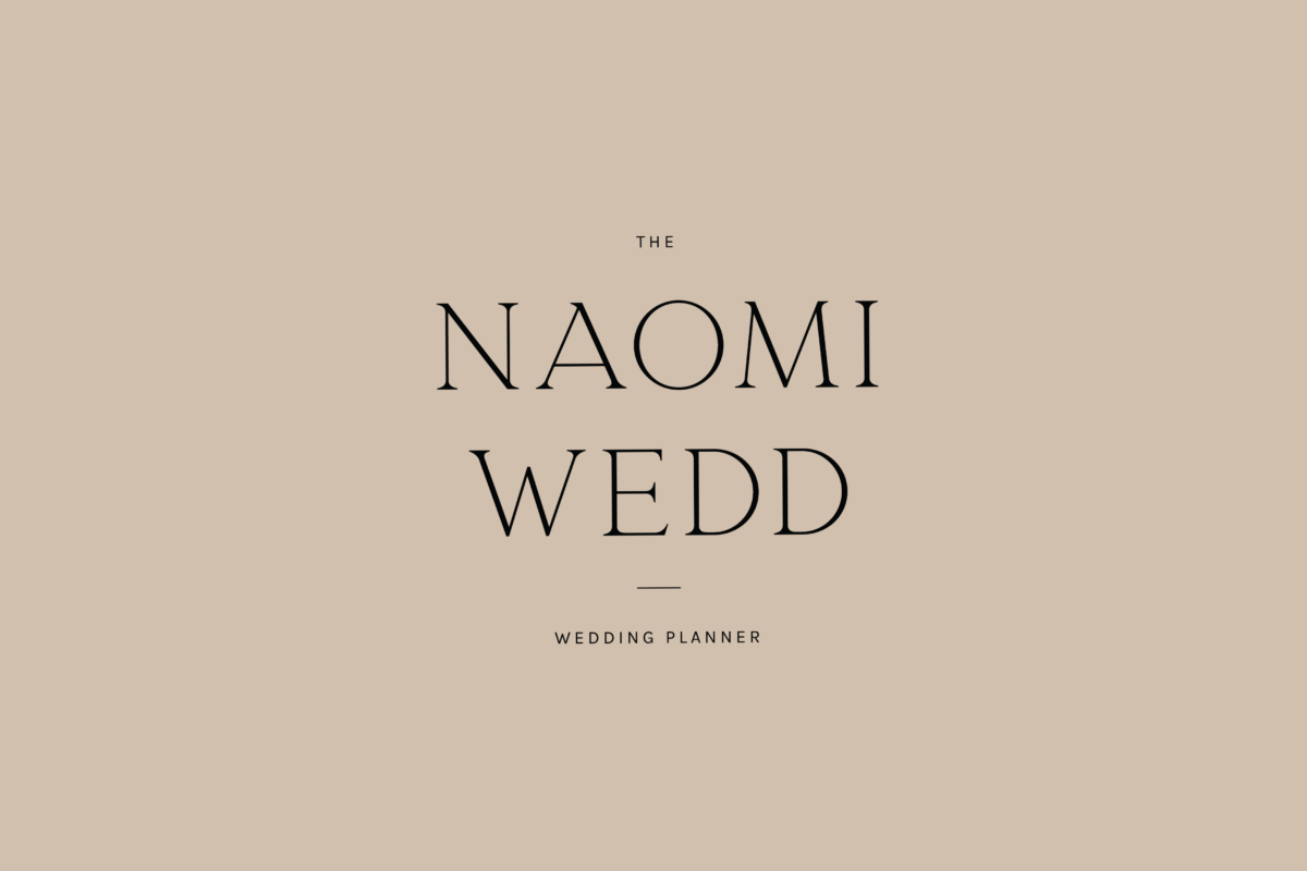 🍰 💍 dream life manifestation: Elegant Logotype for Wedding Planner | Digital Design Asset