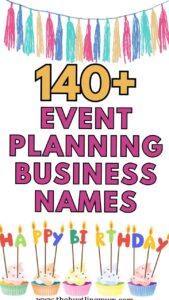 📍 📍 dream life manifestation: Event Planning Business Name Ideas for Digital Design & Creative Planners