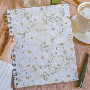 ☁️ 🌿 dream life manifestation: Floral Wedding Planner Book | Ring-Bound Design