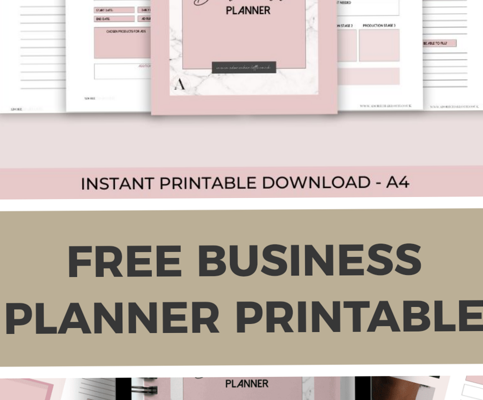💌 💌 dream life manifestation: Free Business Planner Printable for Success