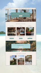 🪄 🪄 dream life manifestation: Luxury Travel Planner Website Design | Digital Elegance