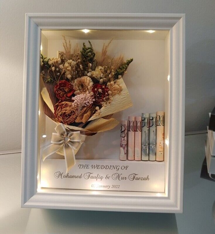 🖌️ 🪄 dream life manifestation: Money Notes Frame Decoration