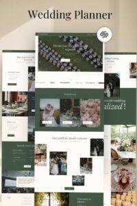 🎨 📍 dream life manifestation: Stylish Squarespace Template for Wedding Planners & Service