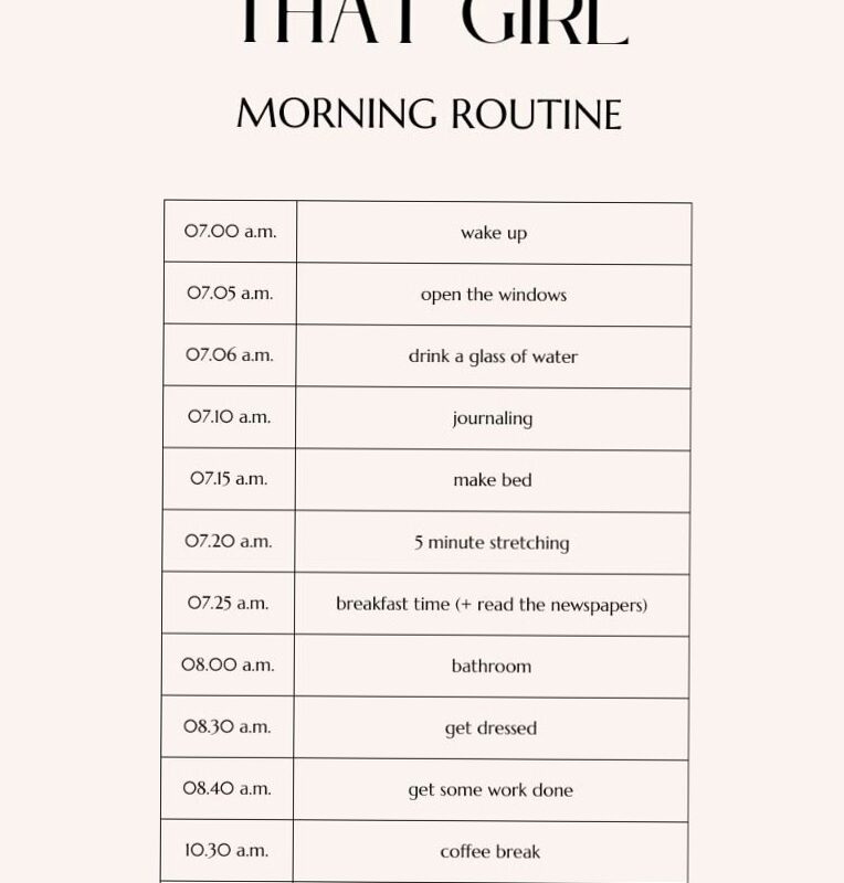 🖇️ 📁 dream life manifestation: that girl» morning routine | digital planners & creative assets