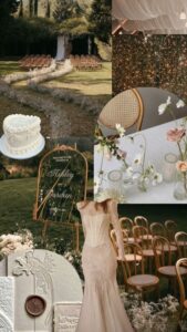 🕯️ 🎀 dream life manifestation: Vintage Wedding Mood Board | Digital Design Inspiration