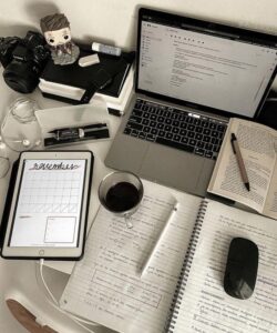 🤍 ☁️ dream life manifestation: Working on My Goals in Digital Design & Creative Planning