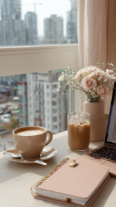 Dream That Girl Workspace: Digital Design Inspiration — 📊 📝 dream life manifestation