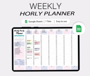 Editable Weekly Planner Template for Teachers & Data Tracking in Google Sheets — 🌸 💌 romanticize your routine