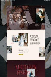 Editorial Showit Design for Wedding Photographer | Cember Studio® — 🖇️ 📊 romanticize your routine