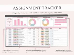 Efficient Academic Planning with Google Sheets Templates — 🍰 🍰 secret to staying productive