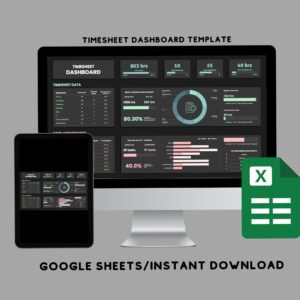 Efficient Time Tracking for Managers — Google Sheet Template — 🌿 🎀 dream life manifestation