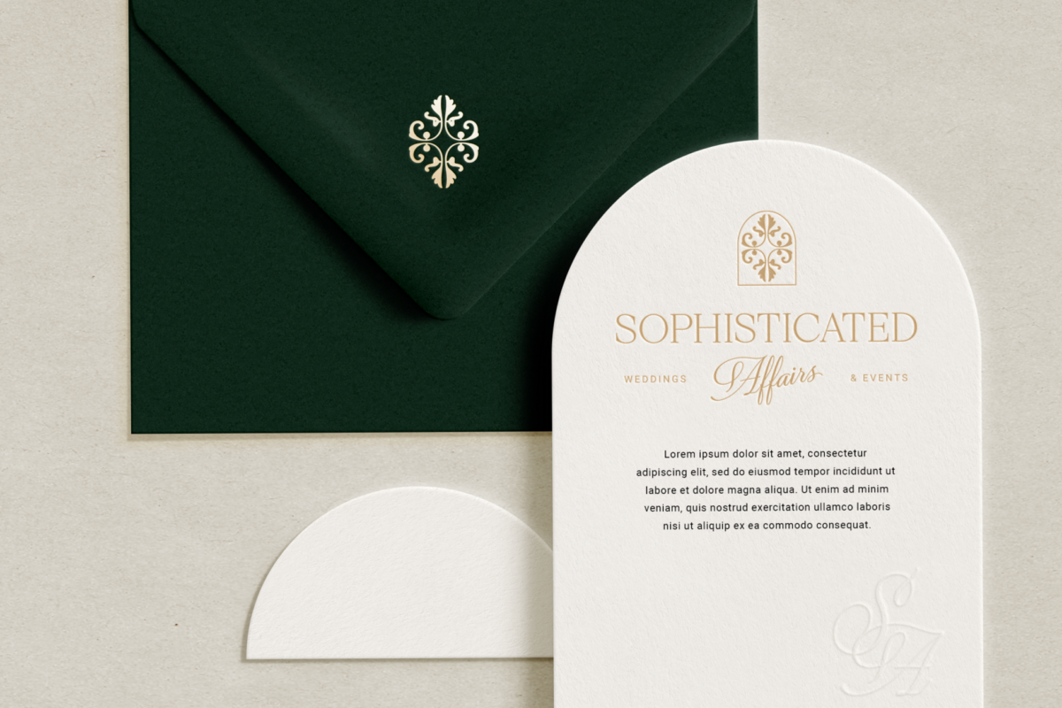 Elegant Green & Gold Brand Design for Event & Wedding Planners — 📌 📊 stay inspired all year long