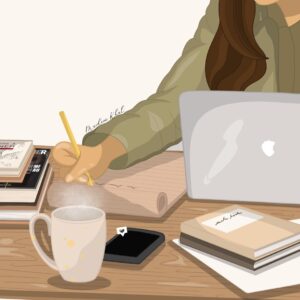 Elegant Lifestyle Illustrations for Design & Creativity — 🌿 🎀 stay inspired all year long