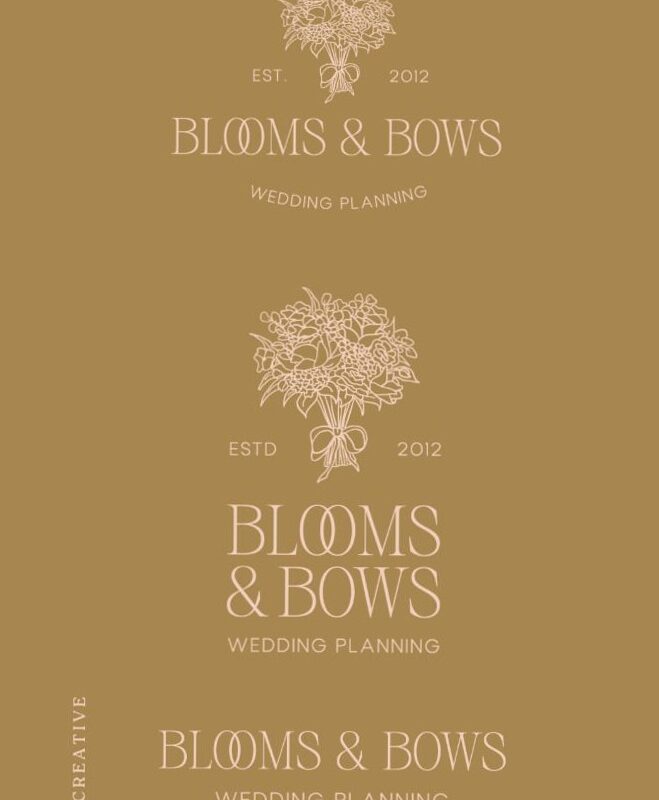 🥂 💌 Elegant Logo Suite for Events & Wedding Planners | romanticize your routine