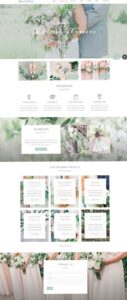 ☁️ 🌿 Elegant Minimalist Wedding Web & Floral Design Ideas | romanticize your routine