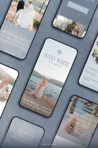 🍰 💍 Elegant Rebrand for Destination Wedding Specialists | romanticize your routine
