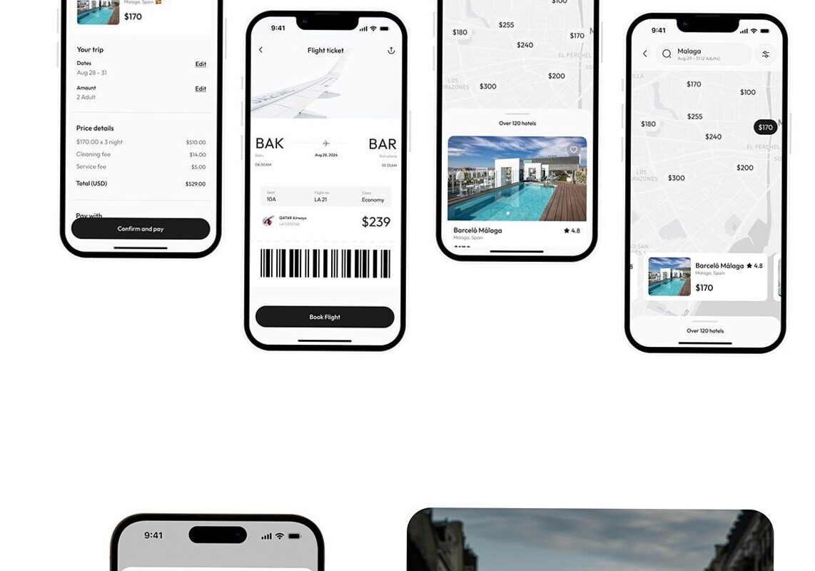 👰 🥂 Elegant Travel App UX/UI Design by Musa Musazada | secret to staying productive