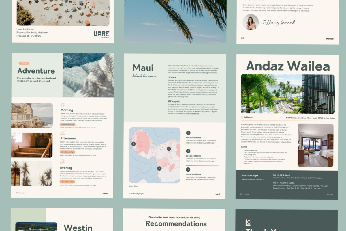 📍 🪄 Elegant Travel Itinerary Design | Creative Planner Asset | no-stress tracker