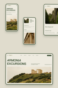 Elegant UX/UI for Travel Agency Website Design — 🖇️ 📝 secret to staying productive