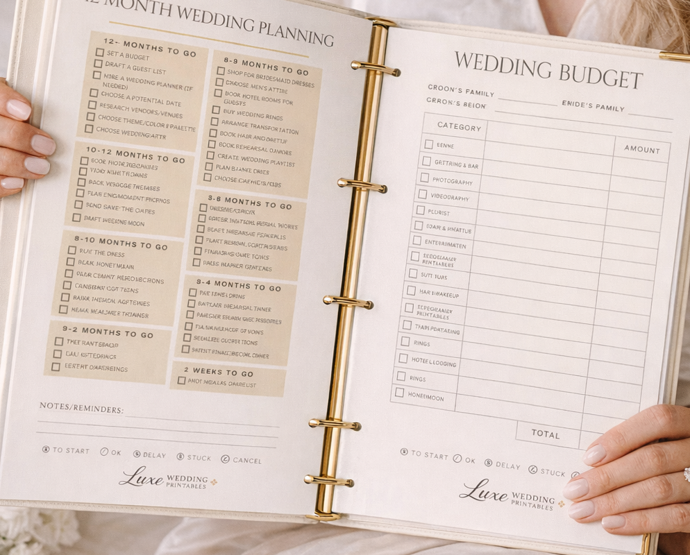 🎨 🎨 Elegant Wedding Planner Design | Digital Templates & Creative Assets | stay inspired all year long