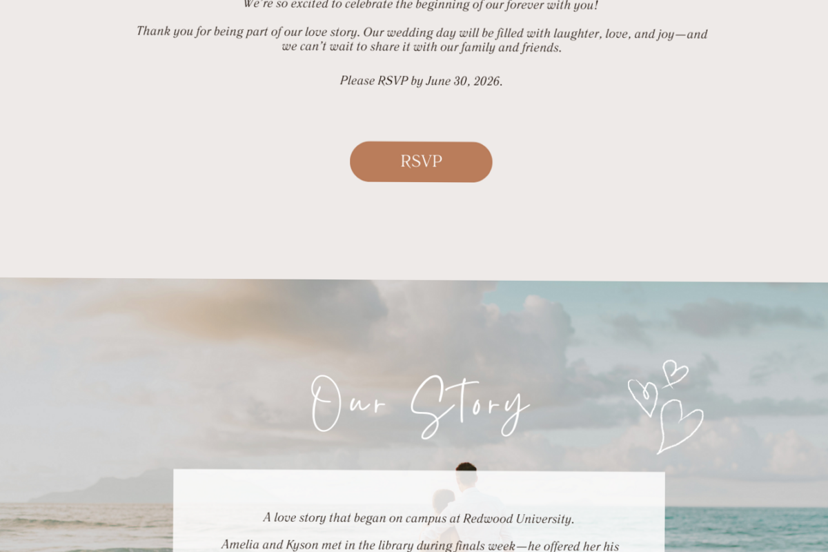 Elegant Wedding Website Template | Aesthetic Canva Design — 🌿 🌿 stay inspired all year long