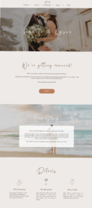 Elegant Wedding Website Template | Aesthetic Canva Design — 🌿 🌿 stay inspired all year long