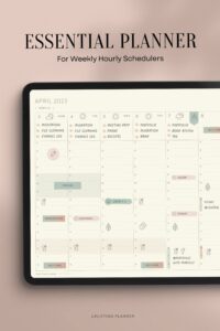 Essential Weekly Scheduler 2025 | Hourly Digital Templates for Productive Planning — 📅 📊 dream life manifestation