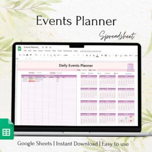Events Planner Google Sheets Template & To-Do Track — 📝 📊 stay inspired all year long