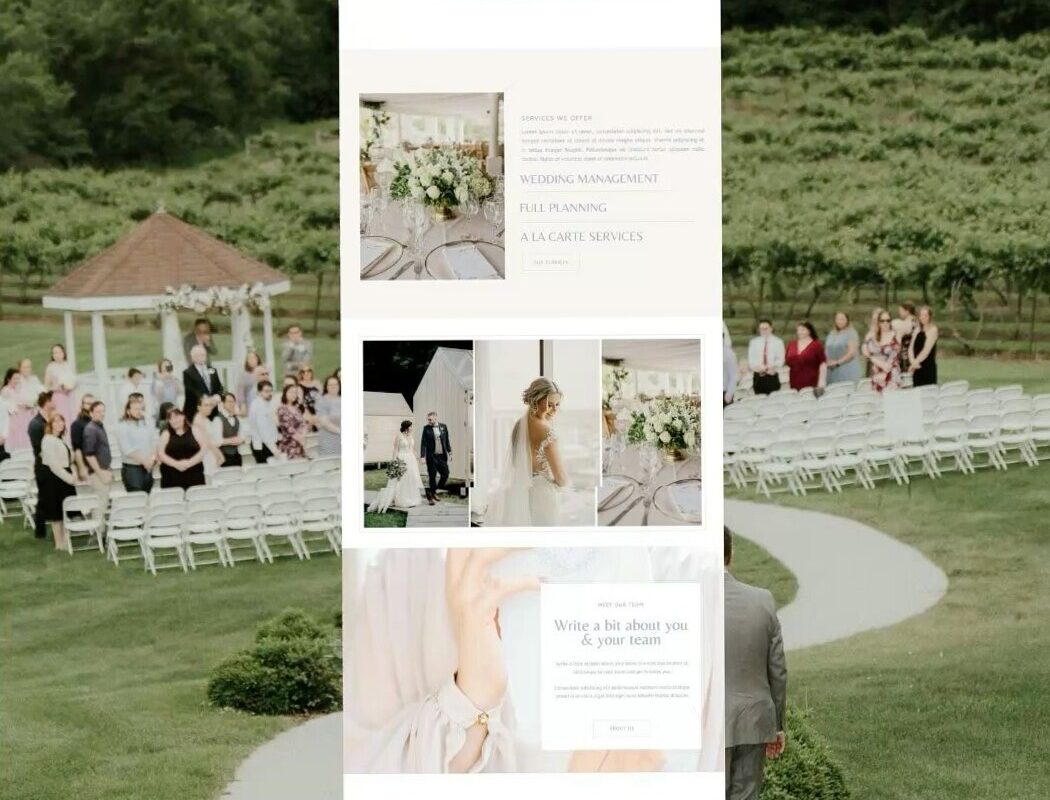 Fast Wedding Planner Showit Template for Digital Launch — 💍 👰 romanticize your routine