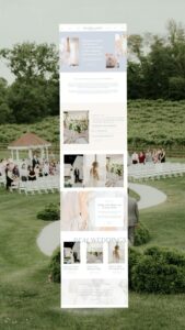 Fast Wedding Planner Showit Template for Digital Launch — 💍 👰 romanticize your routine