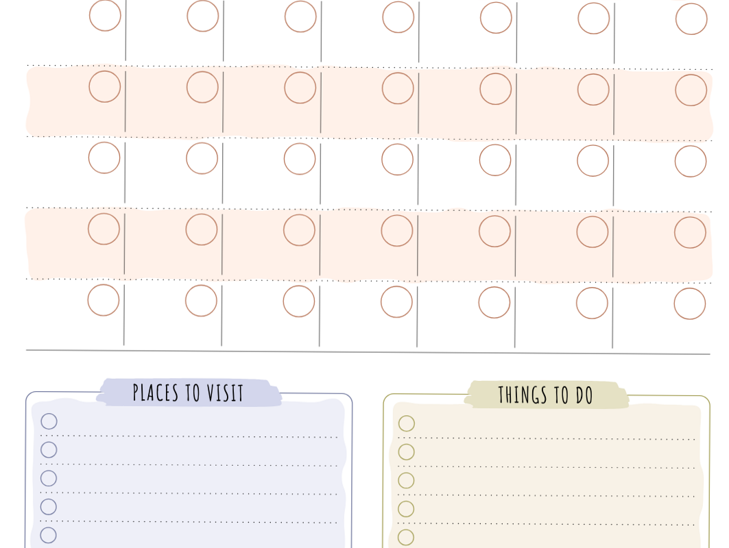 Floral Travel Planner Design | Digital Planner | Creative Travel Templates — ✨ 🎀 secret to staying productive