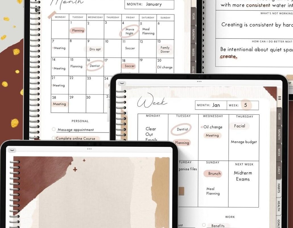 💎 🖌️ Free Digital Life Planner Download Now | stay inspired all year long