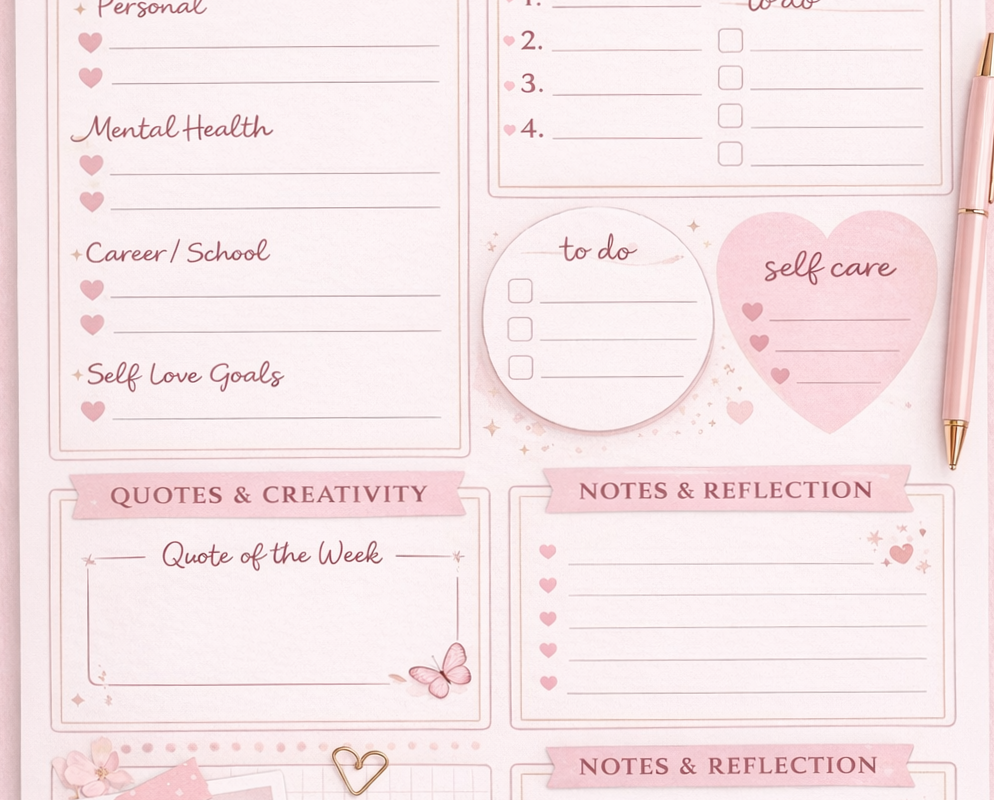 🤍 🕯️ Free Digital Planner Download Now | secret to staying productive