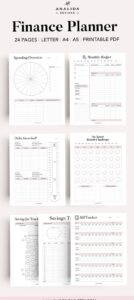 🌿 ☁️ Free Financial Planner Bundle — Monthly Budget & Savings Tracker, Family Budget | seamless organization hack