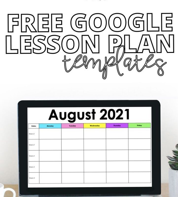💎 🎨 Free Google Lesson Plan Templates for Digital Design & Creative Planners | romanticize your routine